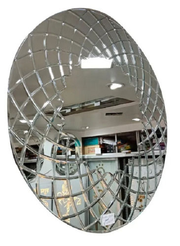 40 Inch Size Glossy Round Shape Glass Mirror For Decoration 