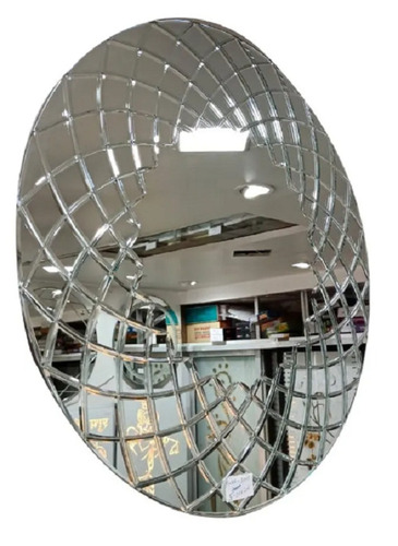 7 Inch Round Glass Mirror - Decorative Wall Or Table Top Mirror