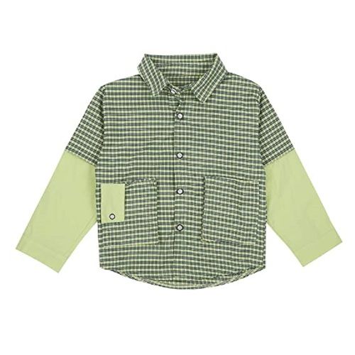 Casual Wear Full Sleeves Breathable Checked Polyester Shirt For Kids Application: Hospital