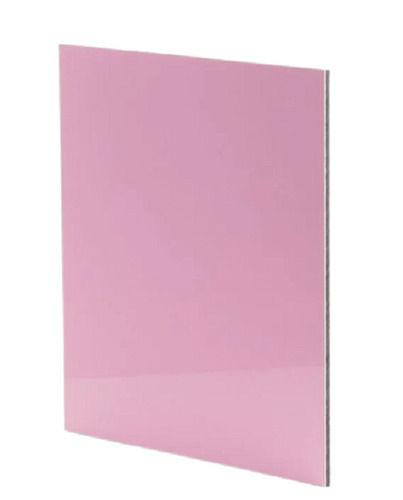 Pink Pvdf Coated Polished Finished Acp Sheets For Industrial Purpose