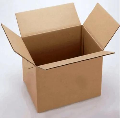 Square Shape Kraft Paper Corrugated Boxes For Apparel Packaging