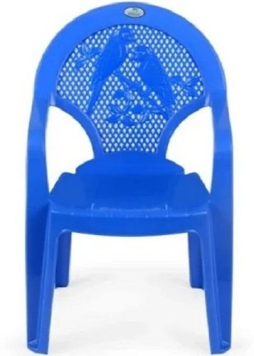 Standard Size Classic Solid Back Relaxing Plastic Chair For Kids