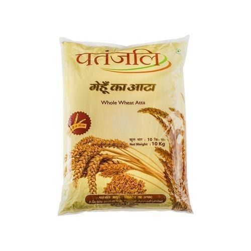 100% Pure And Organic Patanjali Wheat Flour For Cooking With 10 Kg Packaging Size 