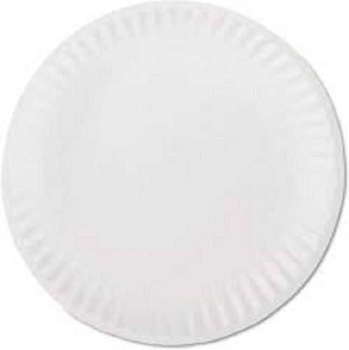 Paper Plates - 9 Inch, Plain White Design | Eco-Friendly Paper Material