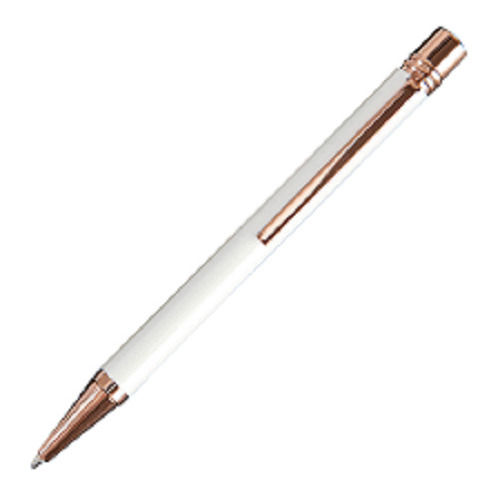 Smooth Writing White Ball Point Pen