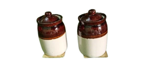 1.5 Mm And 5 Kg Chutney Ceramic Jar For Commercial Uses  Height: 2 Inch (In)