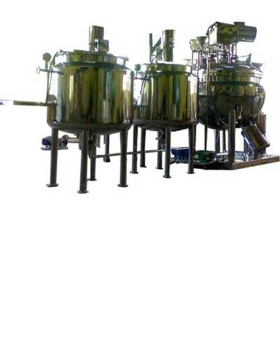 50-2500 Kg Stainless Steel Automatic Ointment Manufacturing Plant