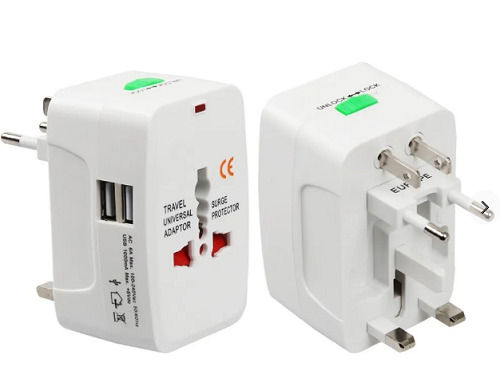 50 Hz Frequency Abs Plastic Single Phase Travel Adapter