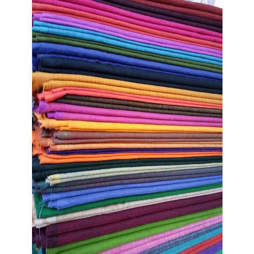 Fade Resistance Handloom Plain Cotton Fabric Use For Suit, Dress, Skirt And Curtains