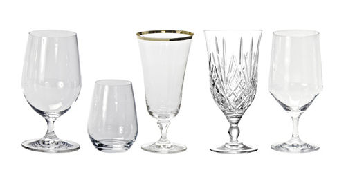 Different Available Eco Friendly Clear Transparent Glossy Finishing Glassware