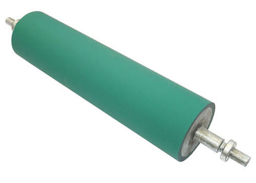 Green Lamination Natural Rubber Roller 100-200 Mm Length