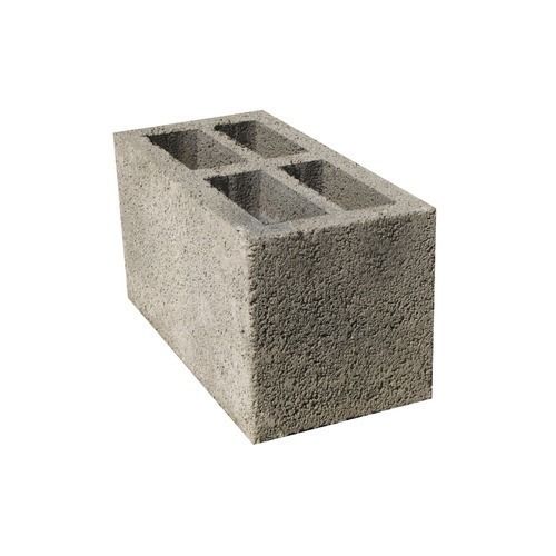 Grey Color Concrete Hollow Blocks