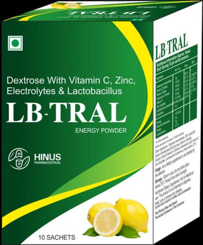 Lb-Tral Energy Powder, 10 Sachets In A Box Packaging