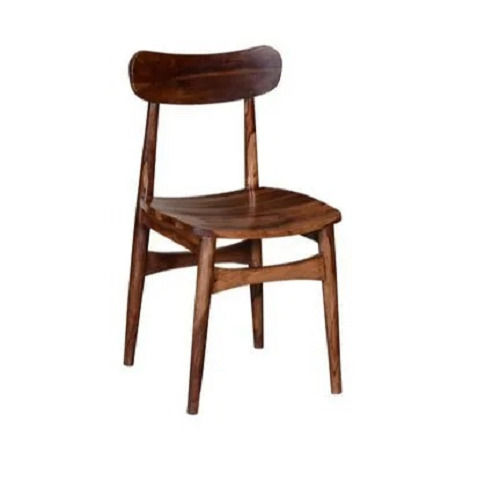 Lightweight Polished Wooden Chairs With 12 Inch Height For Study Room