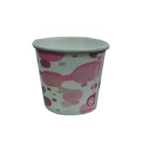 White With Pink Paper Cup