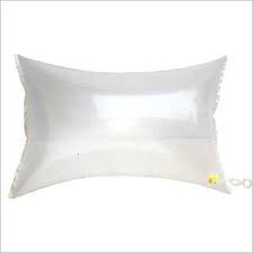 White Plain Rectangle Shape Polyester 17.5 x 11 Inch Air Pillows 