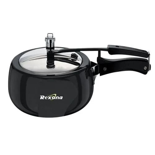 Rexona Chiku Aluminium Pressure Cooker with ISI Rubber Gasket - 2 Liter