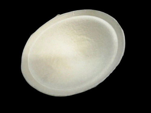 White Cotton Round Bra Cups