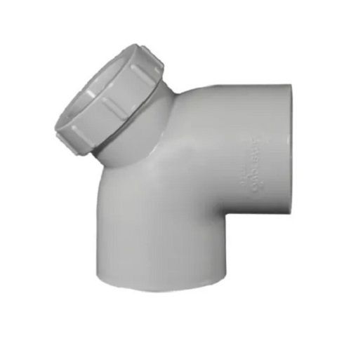 110 Mm Round 90 Degree Polished PVC Solid SWR Fitting Elbow