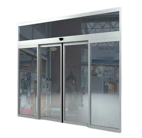 Sliver 4.2 Meter Aluminium Automatic Sliding Door System For Office