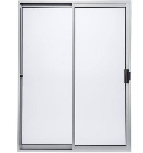 घर और ऑफिस के लिए 6 X4 फीट पॉलिश स्मूथ सरफेस एल्युमिनियम स्लाइडिंग डोर