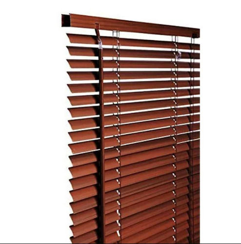 Brown Modern Plain Horizontal Plastic Material Roller Window Blinds