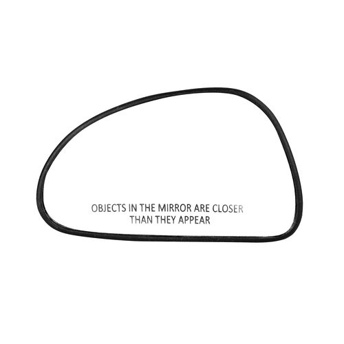 RMC Black Car Side Mirror Plates, For Maruti Alto 800 LXI/VXI (Left Side)