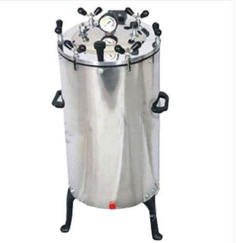 1.6 Mm Thick 220 Volt Stainless Steel Polished Vertical Autoclave