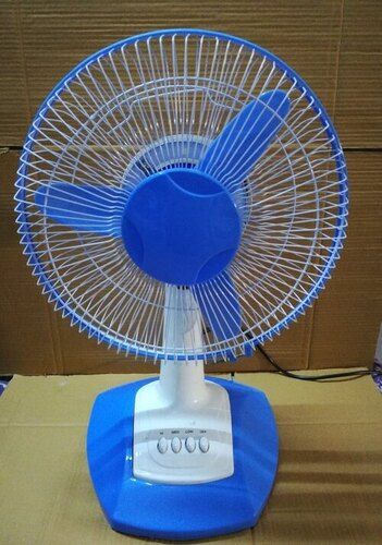 18 Watt Blue Color Plastic Table Fan 1 Year Warranty