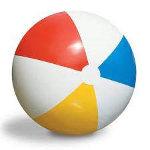 36 Inch Size 11 Mm Thickness Polyvinyl Chloride Resin Beach Plastic Ball