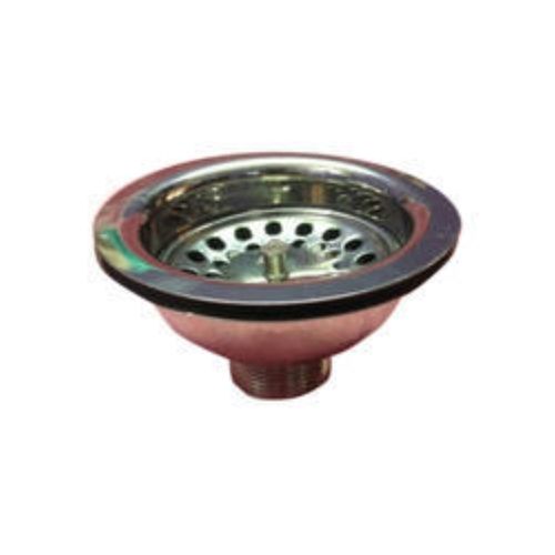 Round Shaped One Piece Stainless Steel Sink Strainer For Kitchen 