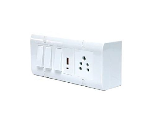 White  Modular Electrical Switch Board