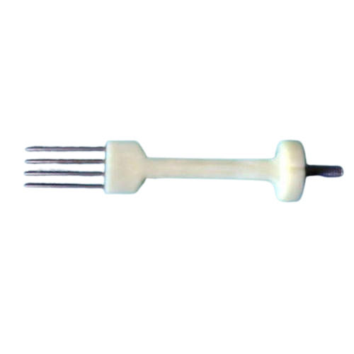 White Coated Surface Plastic Moulded Pin Fork For Industrial Use 0.1-3.5 Mm Tolerance