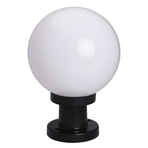 White 18 Watt Round Polished Plastic And Glass Fixed Installation Main Gate Led Light