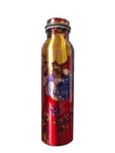 250-500 Ml Capacity Screen Printing Copper Screw Cap Water Bottle