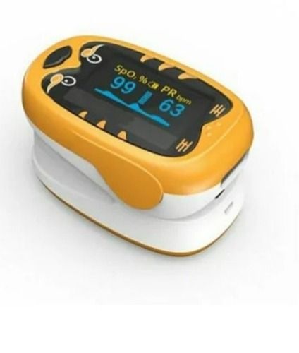 6 X 3 X 3 Cm Battery Operated Digital Display Kids Fingertip Pulse Oximeter 