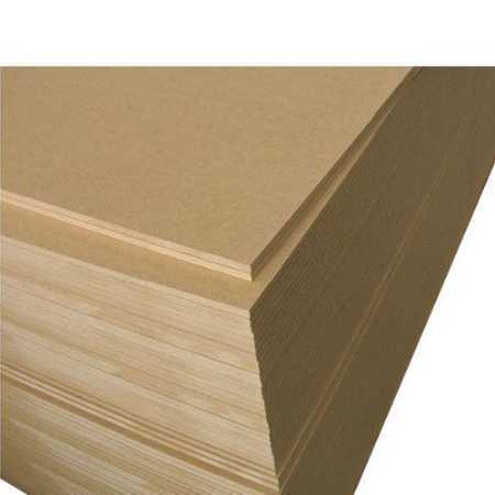 7mm Thick Plain Brown Interior Grade MDF Board 8x4 Foot Size