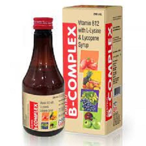 B Complex Vitamin B12 With L-Lysine And Lycopene Syrup, 200Ml Pack Health Supplements