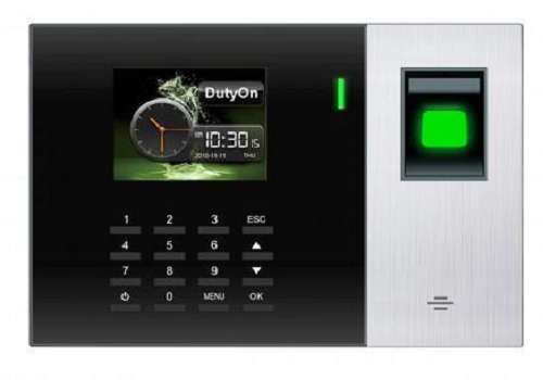 प्लास्टिक बॉडी और फ़िंगरप्रिंट सेंसर के साथ बायोमेट्रिक अटेंडेंस सिस्टम