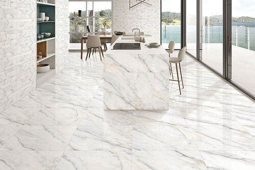 Ceramic Italian Floor Tiles, Size 4x2 Feet, Thickness 10-12 Mm