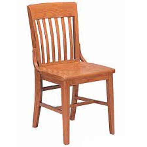 18 Inch Height Wood Material 20-25 Kg Weight Brown Polished Chair