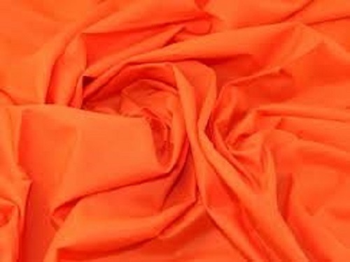 Woven Technics Washable 3 Cm Length And 54 Inch Orange Plain Pure Cotton Fabrics At Best Price 3163