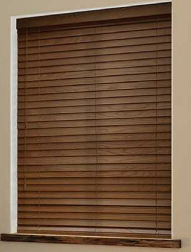 Brown 2 Inch Horizontal Roman Foldable Insulated Bamboo Window Blinds