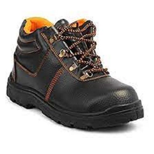 Black Pvc Safety Shoes Toe Style: Steel Toe