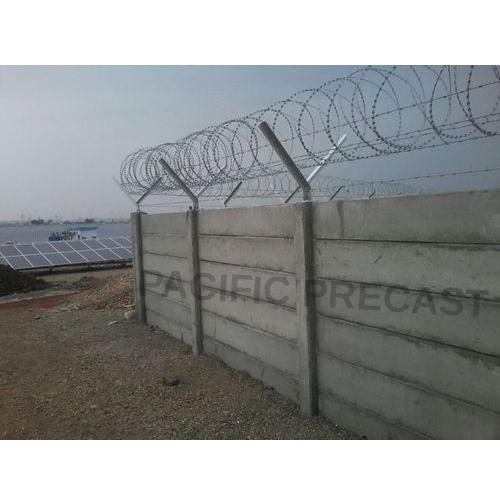 Easily Assembled Conrete Precast Boundary Wall For Industrial Usage