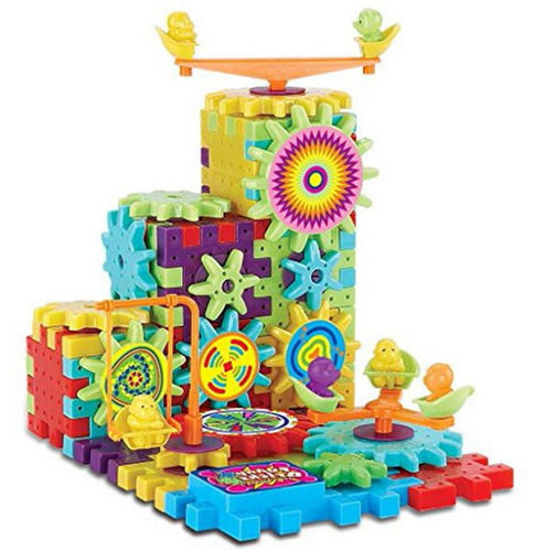 Modern Gear Blocks Kids Plastic Toy For Improve Skills