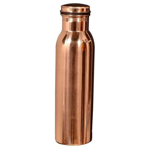 Plain Copper Water Drinking Bottle