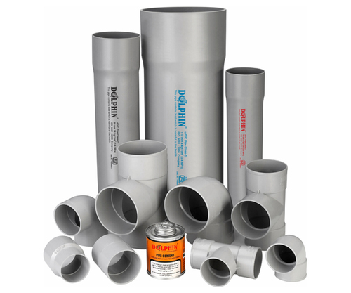 पानी के लिए पीवीसी पाइप और फिटिंग 2 - 10 मिमी और व्यास 0.5-5 इंच