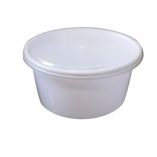 Round Shape Leak Proof Disposable Plastic Container For Food Packaging Use