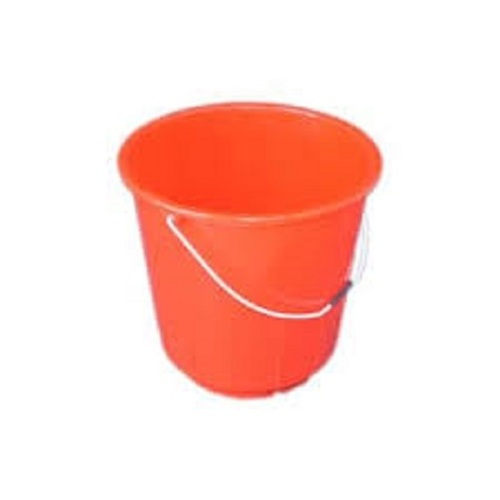 Round Shape Plain Orange Glossy Finish Pvc Plastic Bucket At Best Price In Melur Iniya Plastics